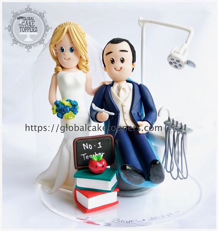 Personalised Wedding Cake Toppers & Cake Figures | TotallyToppers.com